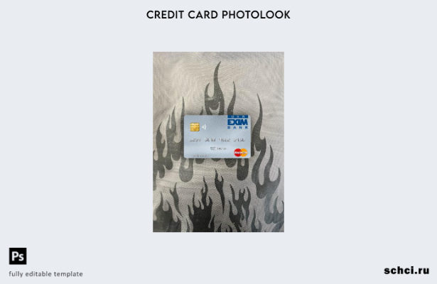 цифровая загрузка Украина Укрэксимбанк mastercard фотовид переднего шаблона